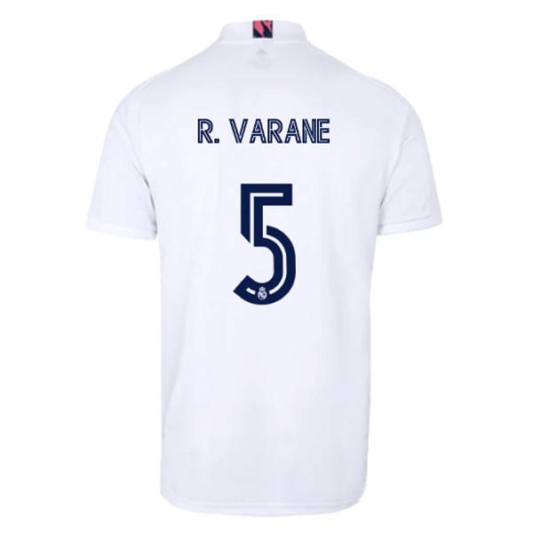 Maglia Real Madrid Prima NO.5 Varane 20/21 Bianco